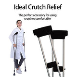 Universal Underarm Crutch Pads and Hand Grips Covers Padding Handle Covers for Walking Fits Standard Crutch Unisex