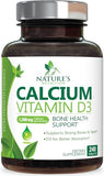 Calcium 1200 mg Plus Vitamin D3, Bone Health & Immune Support - Nature's Calcium Supplement with Extra Strength Vitamin D for Extra Strength Carbonate Absorption Dietary Supplement - 240 Tablets