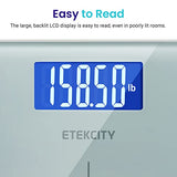 Etekcity Digital Body Weight Bathroom Scale with Step-On Technology, 400 Lb, White