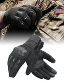 KEMIMOTO Tactical Gloves for Men, Touchscreen Motorcycle Gloves for Outdoor Sports Motorcycle Cycling Tactical Training Airsoft Paintball Shooting Hunting Hiking Camping Climbing