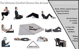 The Wedge Small Wedge Pillow, Positioning Pillow, Positioning Wedge, Foam Wedge, Pregnancy Wedge, Made in USA, Medical Wedge Pillow, Position Pillow, Ramp Pillow, Tablet Pillow, Knee Pillow, Gray