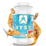 Ryse Loaded Protein Powder | 25g Whey Protein Isolate & Concentrate | with Prebiotic Fiber & MCTs | Low Carbs & Low Sugar | 27 Servings (Skippy Peanut Butter)