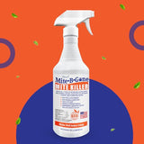 Mite Killer Spray by Mite-B-Gone Treatment — Kills Human Mites, Dust, Spider, Rat, Carpet & Bird Mites in Homes, Furniture, Bedding, Auto & On Animals | Non-Toxic | Kid & Pet Safe | 32oz Spray