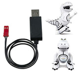 Battery Charger for Sharper Image Robotosaur Interactive Dinosaur RED or White (Red Connector)