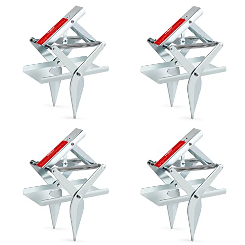 ALLRoad Mole Trap That Kill Easy Set Eliminator Scissor Mole Trap for Lawns Reusable Galvanized Steel Mole Killer Quick Capture Outdoor Use