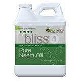 Neem Bliss - Pure Organic Neem Oil Spray for Plants, 100% Cold Pressed - OMRI Listed - All-Natural Concentrate Leaf Polish (32 Fl Oz)