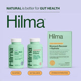 Hilma Daily Pre + Probiotic + Herbs - Support a Healthy Gut While Reducing Gas & Bloating with Prebiotics and Probiotics for Women and Men – 60 Vegan Capsules