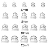 MiniFit Power Domes for Oticon Hearing Aids, 6mm, 8mm, 10mm, 12mm Replacement Domes for Oticon Mini RITE Hearing Aids with Cleaning Brush Tools Kit (6MM)