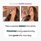 Iluna by Modern Herbs - for Better Mornings & Recovery | Dr. Formulated | Pre/After Party Recovery | Based On Traditional Eastern Medicine | Liver Detox | Milk Thistle (4 Packets)