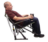 GCI Outdoor Kickback Rocker Outdoor Rocking Chair with Beverage Holder