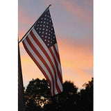 TNS This 4x6 FT Outdoor Embroidered American Flag is the most Durable, Luxury Embroidered Star with Brightly Colored Brass Grommets(4×6 FT)…