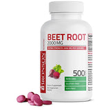 Bronson Beet Root 2000mg Extra Strength 2000mg Per Serving Non-GMO, 500 Vegetarian Tablets