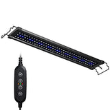 NICREW ClassicLED Gen 2 Aquarium Light, 18 Watts, Dimmable LED Fish Tank Light with 2-Channel Control, White and Blue LEDs, Size 24 to 30 Inch