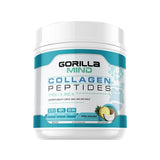Gorilla Mind Collagen Peptides Powder - Joint & Bone Health/Great for Hair, Skin & Nails/Sleep Support/Types I, II, III/Mix in Water, Juice or a Smoothie - 441g (Piña Colada)