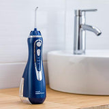 Waterpik Cordless Advanced Water Flosser For Teeth, Gums, Braces, Dental Care With Travel Bag and 4 Tips, ADA Accepted, Rechargeable, Portable, and Waterproof, Blue WP-583