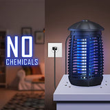 Blacklonia Bug Zapper for Outdoor&Indoor，Waterproof Electric Mosquito Zappers Mosquito Killer Lamp Insect Fly Pest Trap for Patio, Kitchen, Home