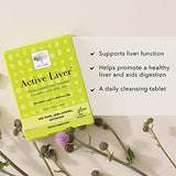 NEW NORDIC Active Liver | Daily Liver Supplement | Milk Thistle, Artichoke & Turmeric | for Men and Women | 30 Count (Pack of 3)