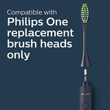 PHILIPS One by Sonicare Battery Toothbrush, Brush Head Bundle, Midnight Blue, BD1002/AZ