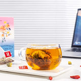 Chrysanthemum Cassia Seed Tea Bags,Eyes Brighten Liver Cleanse Herbal Tea,Burdock Root Honeysuckle Chinese Wolfberry Sweetscented Osmanthus Organic Combination of Floral Tea 7.05OZ(200g, 8gX25Bags)