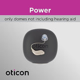 Genuine Oticon Hearing Aid Domes Minifit Power 12mm (0.47 inches - XLarge), Oticon Branded OEM Denmark Replacements, Authentic Accessories for Optimal Performance -2 Pack/20 Domes Total