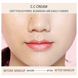 Cc Cream, Cc Cream for Mature Skin, Cc Cream, Cc Cream Self Adjusting for Mature Skin, Skin Tone Adjusting Cc Cream Spf 43 (Natural+Ivory)