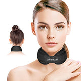 Neck Ice Pack Wrap,Cervical Ice Pack,Cold Compress Ice Packs for Neck Injuries Reusable Cold & Hot Therapy Adjustable Flexible Gel Migraine Ice Head Wrap for Neck Pressure,Surgery Pain Instant Relief