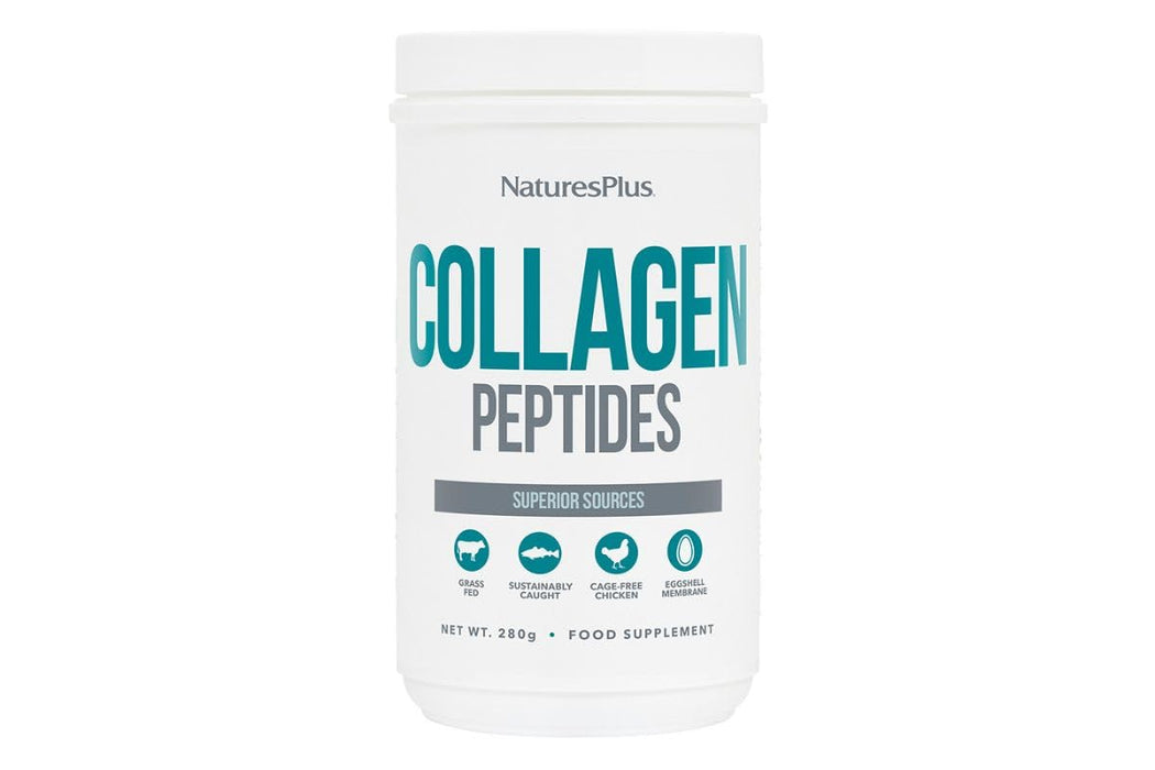 NaturesPlus Collagen Peptides - 0.65 lbs Powder - Hair, Skin, Nail & Joint Health, Immune System Support - Non-GMO, Gluten Free - 28 Servings