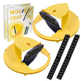 Tricess Bucket Mouse Trap Lid (2-Pack) - Flip Board Sliding Bucket Lid Mouse/Mice/Rat Trap, Auto Reset, Multi Catch Mice Trap Compatible with 5 Gallon Bucket for Indoor/Outdoor