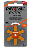 RAYOVAC EXTRA HEARING AID BATTERIES SIZE 13 NEW pack 60 pcs (Original Version)