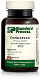 Standard Process Congaplex - Thymus Gland Support Supplement - Support Immune Health with Calcium Lactate, Magnesium, Vitamin C & Vitamin A - Immune System Aid with Mushroom Powder - 90 Capsules