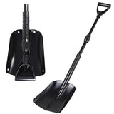 ZIHUA Car Snow Shovel for Vehicle,40" Folding Emergency Snow Shovel for Car,Snow Shovel for Car Driveway with Comfortable D-Grip Handle Portable,Car Trunk Snow Shovel (Black)