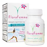 FLORAFEMME - pH Vaginal Probiotics Suppository - Supports pH Balance of Yeast & Bacteria for Feminine Freshness. Supports Restoration of Healthy Vaginal Flora & Eliminates Vaginal Odor