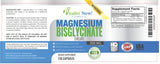 Magnesium Bisglycinate 200mg 100% Chelated - Max Absorption & Bioavailability, Fully Reacted & Buffered, No Laxative Effect - Sleep, Energy, Leg Cramps, Headaches - Non-GMO