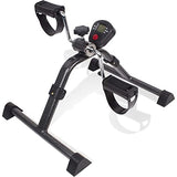 Carex Foldable Under Desk Exercise Bike - Desk Bike With Digital Display For Arms And Legs - Great For Elderly, Seniors, Disabled Or Office Use