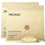 Promix Whey Protein Powder, Vanilla - 5lb Bulk - Grass-Fed & 100% All Natural - ­Post Workout Fitness & Nutrition Shakes, Smoothies, Baking & Cooking Recipes - Gluten-Free & Keto-Friendly