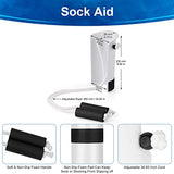 supregear Sock Aid Kit, Wider Sock Stocking Slider, Sock Remover, Shoe Helper with Long Shoe Horn Dressing Aid for Women Men Elderly Pregnant, 34" Adjustable Cords, Easy on Easy Off