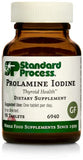 Standard Process Prolamine Iodine - Thyroid Support with Prolamine Iodine, Calcium Lactate, Iodine, Calcium, and Magnesium Citrate - 90 Tablets