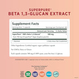 PURE SYNERGY SuperPure Beta 1,3-Glucan Extract | 500 mg Beta 1,3-Glucan Supplement from Algae | Yeast-Free, Non-GMO, Standardized Extract | Supports Immune Health & Digestion (60 Capsules)