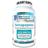 Bio Absorb Serrapeptase Enzyme, High Potency 120000 Units (SPU), 200-Day Supply, Delayed Release Vegetarian Capsules (DRcaps) for Maximum Absorption