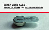 Powerone Hearing Aid Batteries, Size 13, 120 Batteries + Free Battery Case Keychain