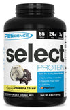 PEScience Select Low Carb Protein Powder, Cookies and Cream, 55 Serving, Keto Friendly and Gluten Free