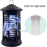 Bug Zapper Replacement Bulb for Indoor Outdoor, U-Shaped Twin Tube Bulb, 15Watt Replacent Bug Zapper Light Bulb with 4-Pin Base, Insect Attracting Lamp