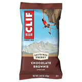 CLIF BAR - Chocolate Brownie Flavor - Made with Organic Oats - Non-GMO - Plant Based - Energy Bars - 2.4 oz. (18 Pack)