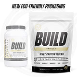 Outwork Nutrition Build Whey Protein Isolate - Perfect for Workout Recovery and Muscle Growth - Increase Protein Intake - Low Lactose, Gluten-Free, Energy Snack - 1.8lbs Delicious Vanilla Flavor
