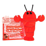 Menstruation Crustacean Lobster – The Original Viral Cuddly & Cute Plush Lavender Scented Heating Pad, Valentine's Day Gifts for Her