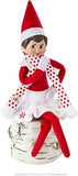 The Elf on the Shelf: A Christmas Tradition Girl Scout Elf (Blue Eyed) with Claus Couture Collection Snowflake Skirt & Scarf Outfit