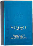 Versace Eros Eau de Toilette Spray for Men, 1.7 Ounce