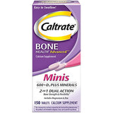 Caltrate Minis + Minerals Size 150ct Caltrate Minis + Minerals ,150 Count (Pack of 2)