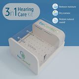 EarCentric RapidDry Automatic Hearing Aid Dryer, Dehumidifier Sanitizer | Removes Sweat & Moisture from Hearing Aids, Airpods, Wireless Earbuds, Ear Amplifiers Dessicator