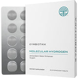 CYMBIOTIKA Molecular Hydrogen Water Tablets with Magnesium, Energy Boost, Gluten Free, Keto Antioxidant Drink, Fast Dissolving Supplements, Helps Fight Inflammation & Stress 30 Tablets, 12 ppm